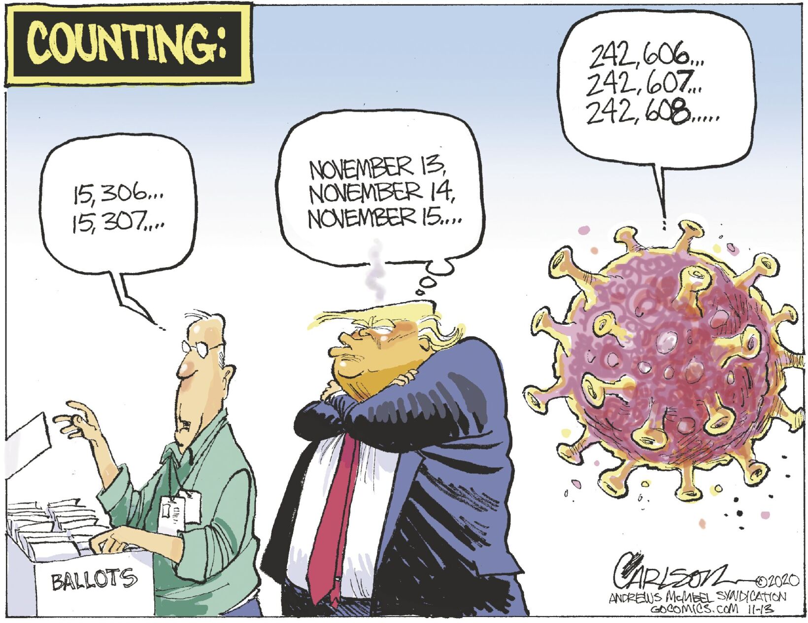The latest editorial cartoon